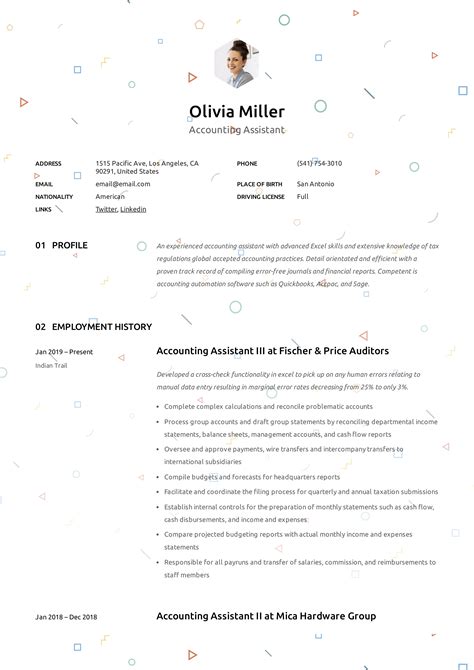 accountant assistant resume examples|Accounting Assistant Resume: Sample, Job Description & Tips